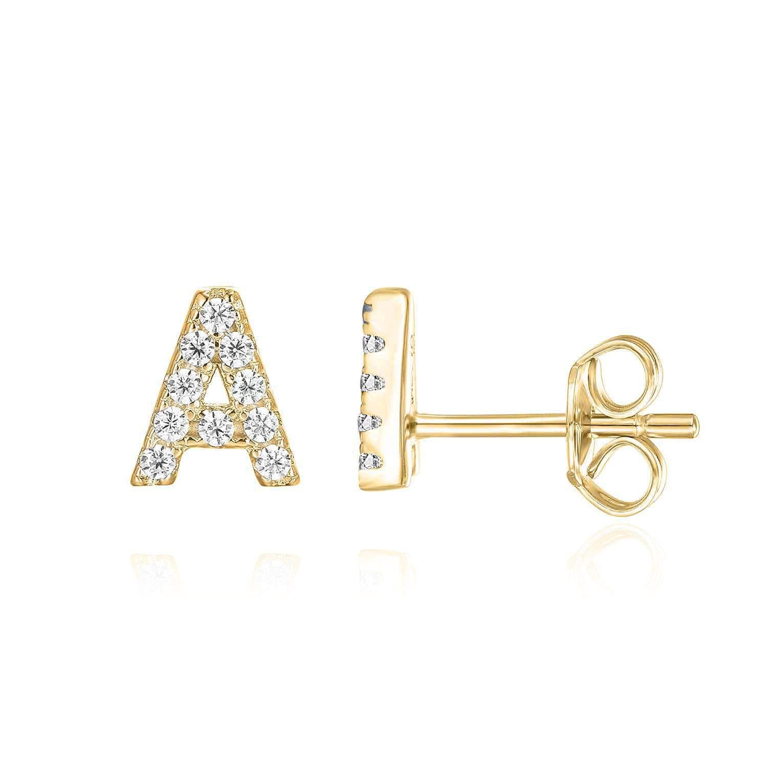 Initial Earring 1 piece | Gold