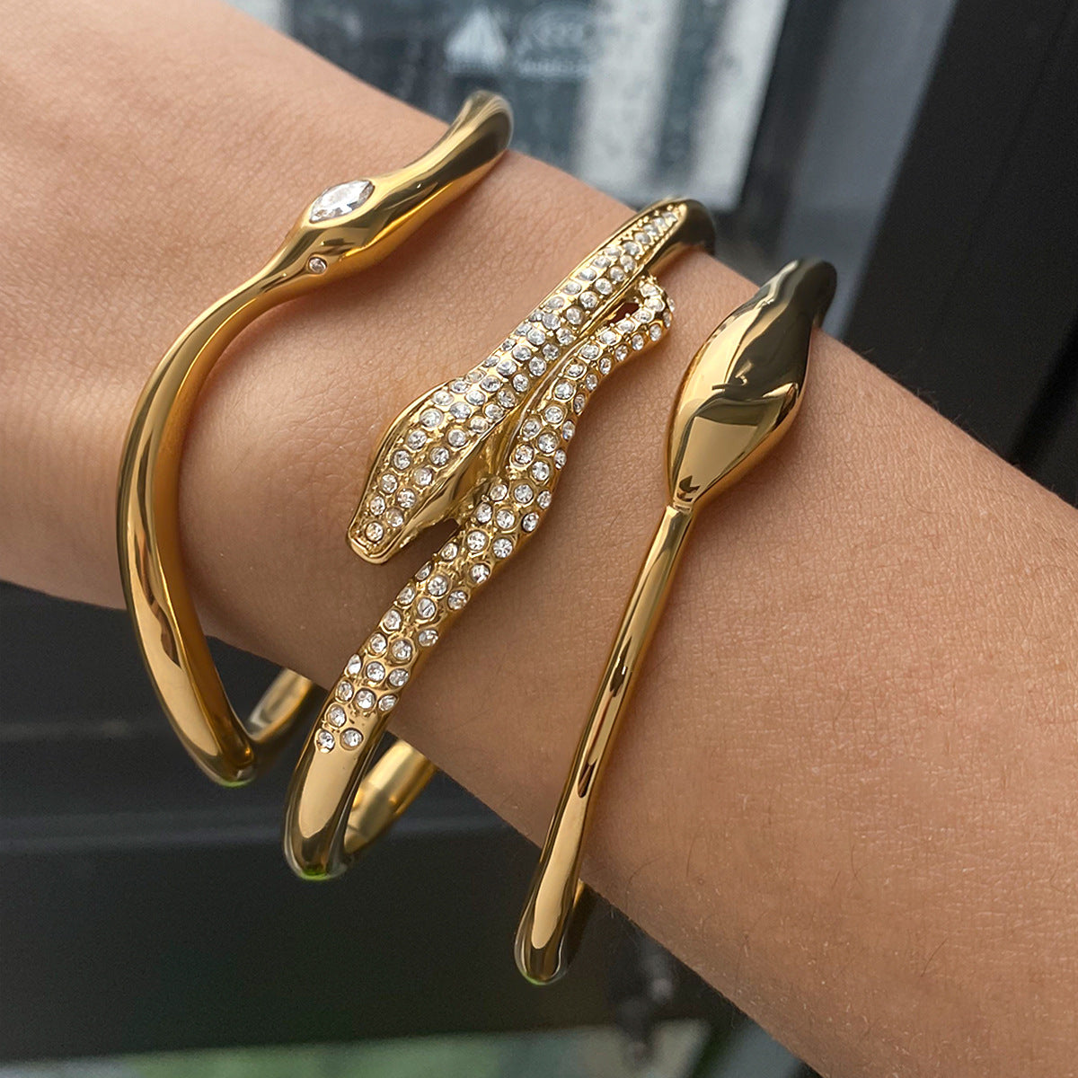 Cassian Veyne Armbandenset | Goud