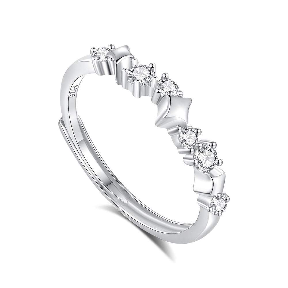 Therese Montagne Ring | Wit Goud