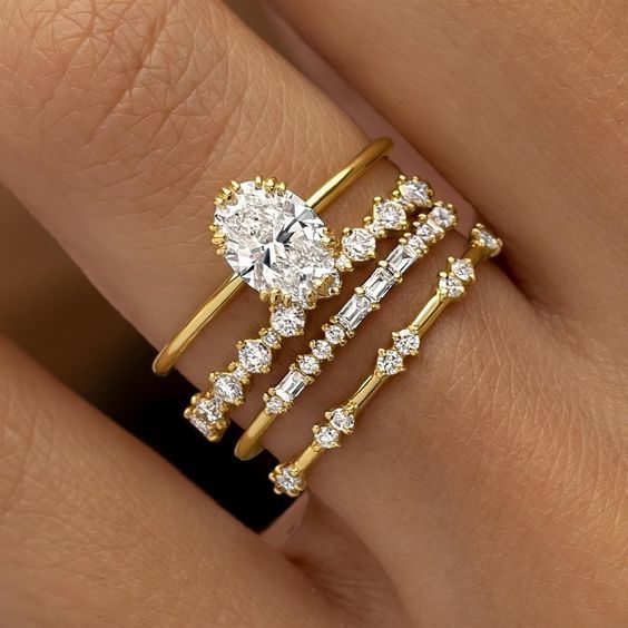 Solène Viremont Ring Set | Goud