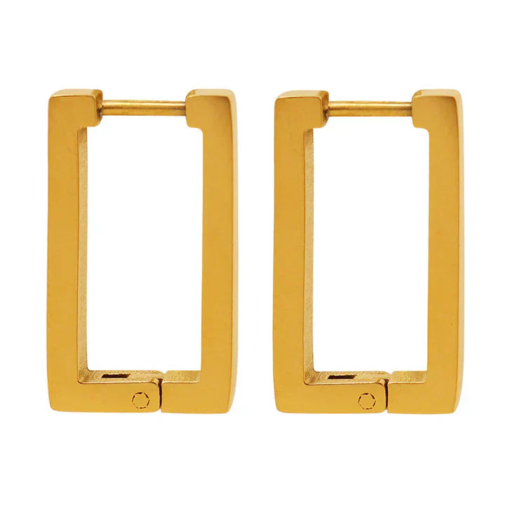 Terrafin Geometrical Earrings | Gold