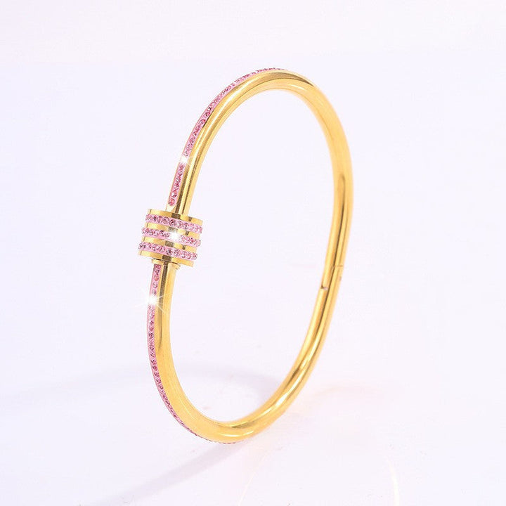 Tessandra Virelli Armband Roze | Goud