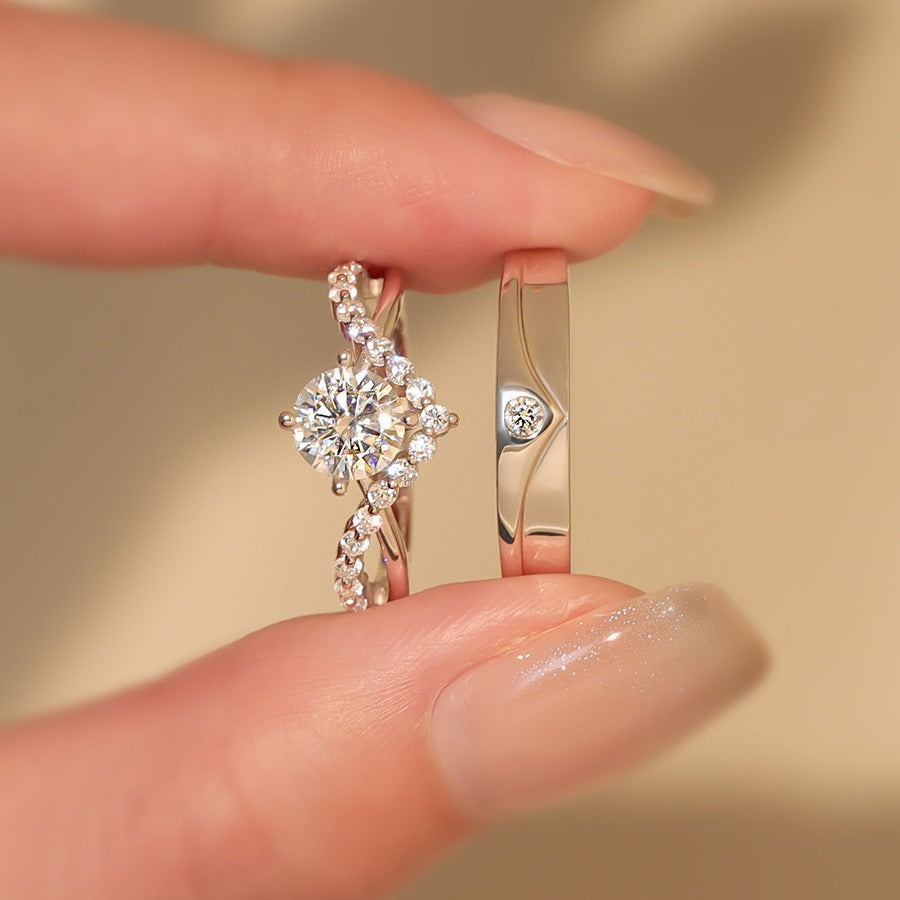 Elric Amora Couple Ringen | Goud