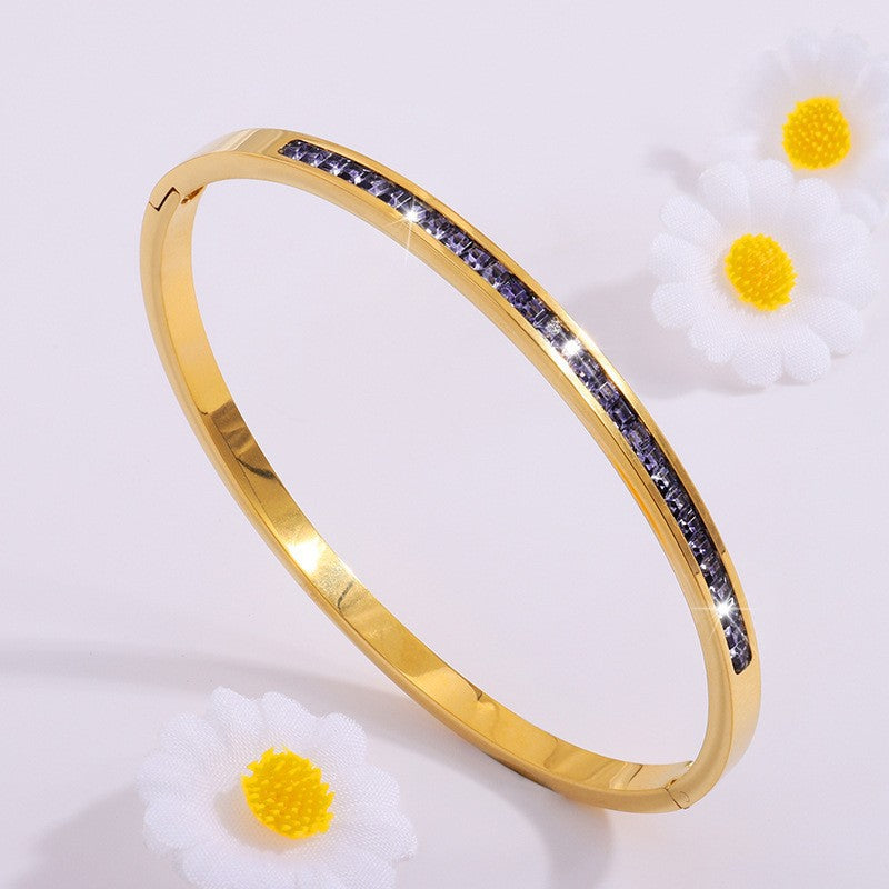 Liora Bellanotte Armband Paars | Goud