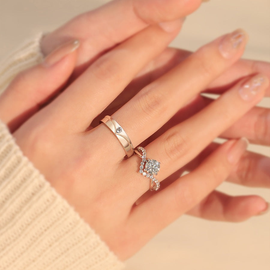 Elric Amora Couple Ringen | Goud