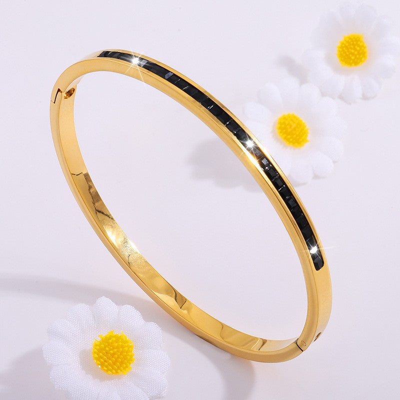 Liora Bellanotte Armband Zwart | Goud