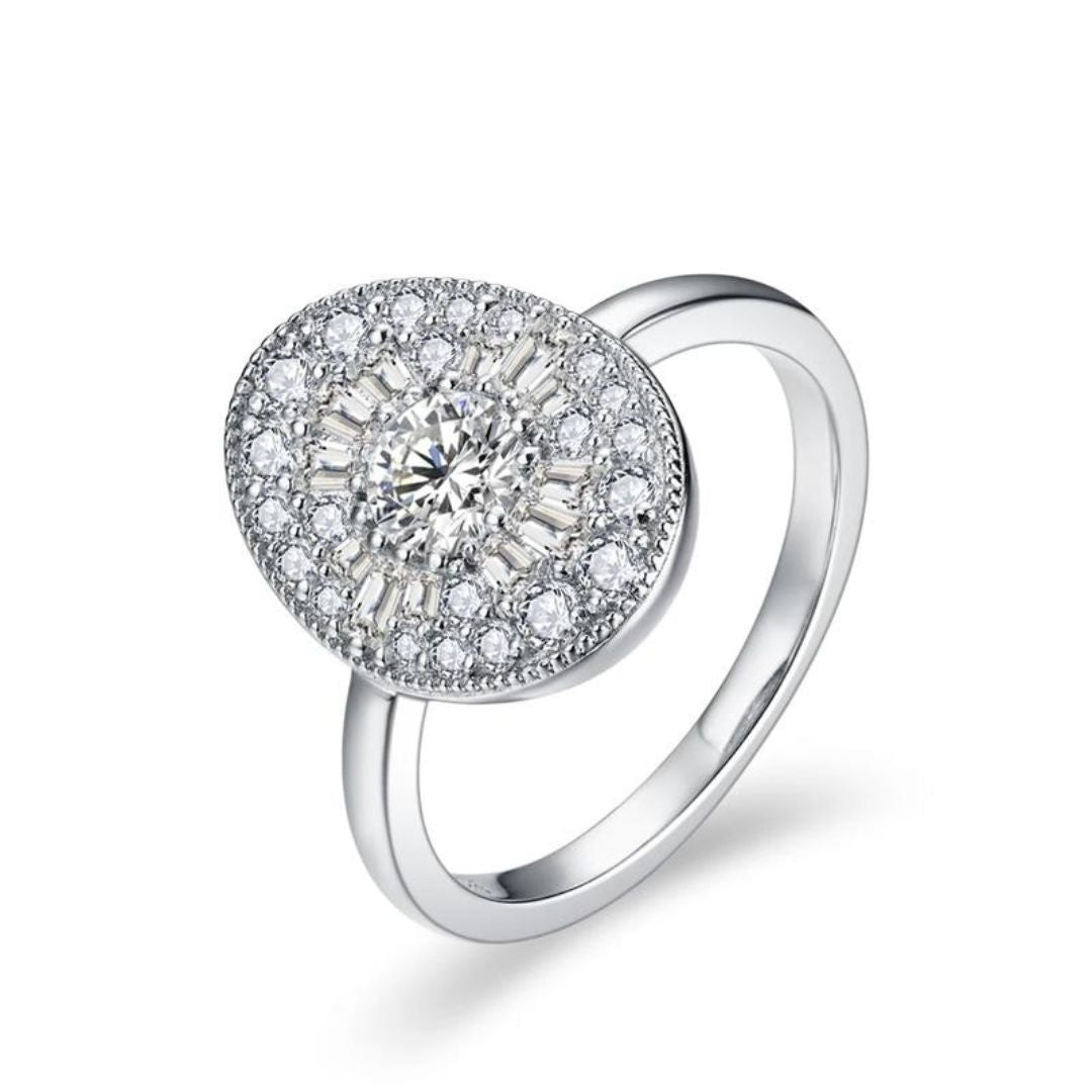 Daya Ring | Witte goud