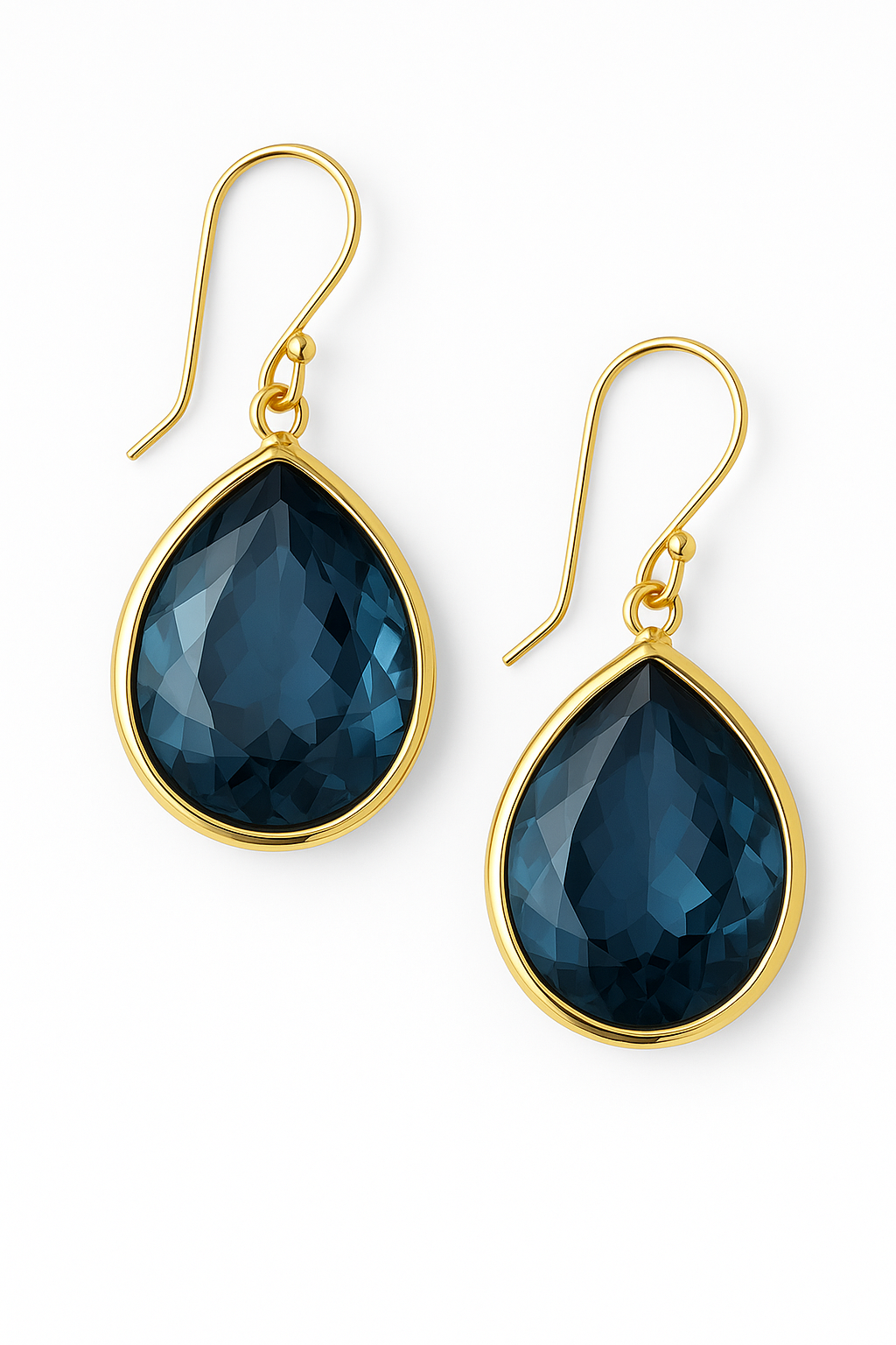 Sophie™ | Vintage Blauwe Kristallen Oorhangers