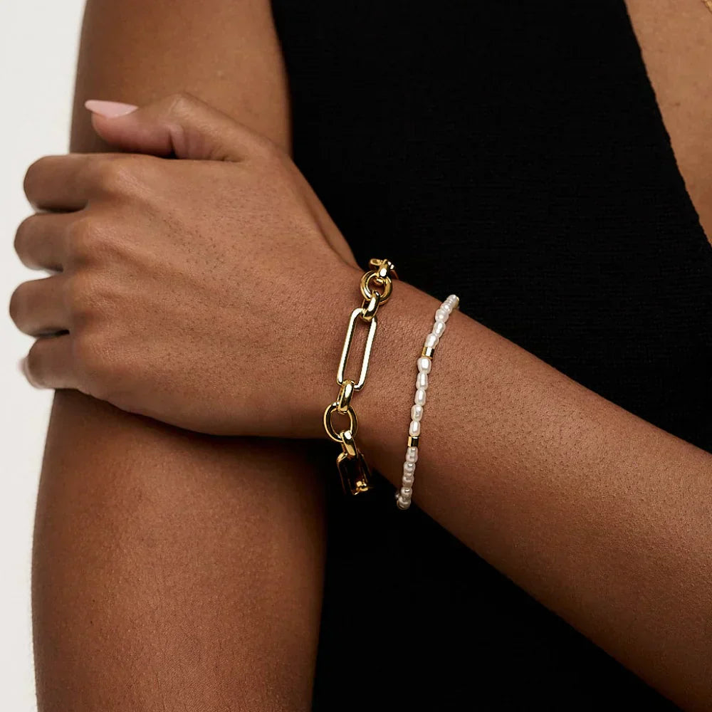 Link | Gouden T-Bar Armband