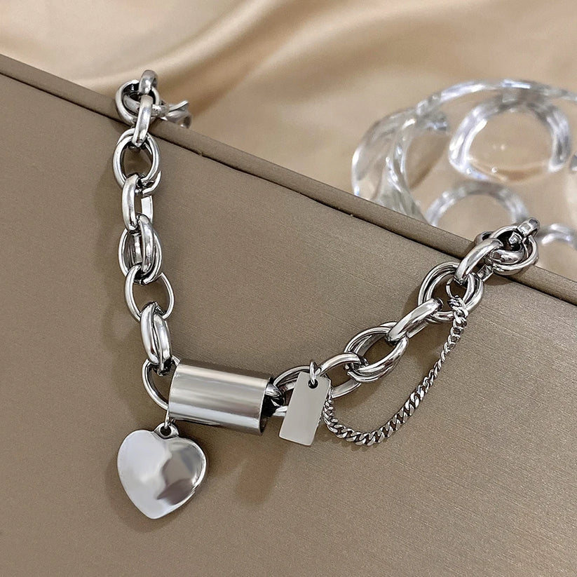 Heartened | Gouden Chunky Armband