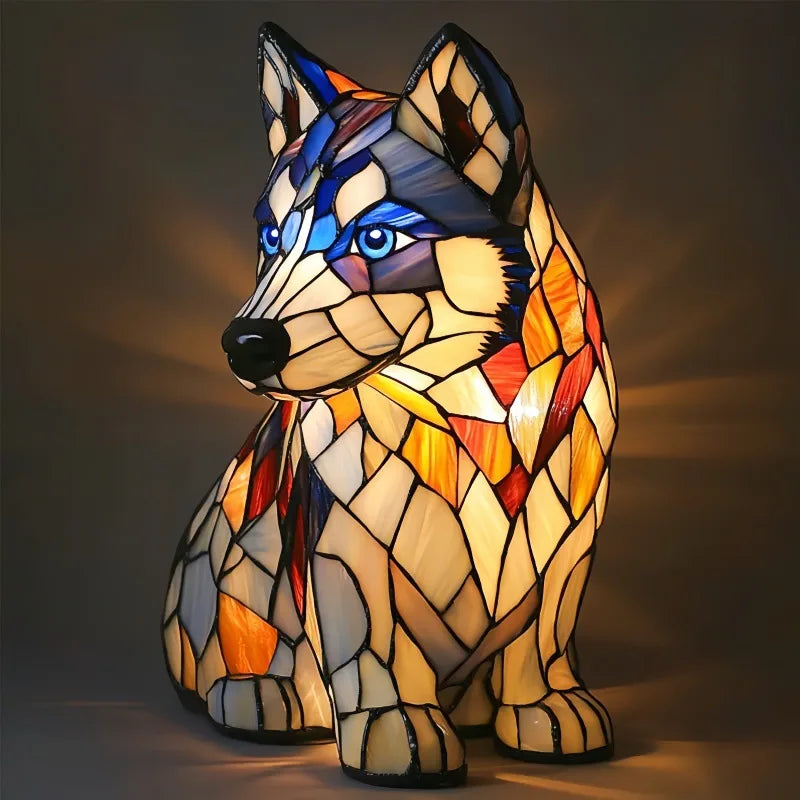 Luxe™ | Elegante Husky Lamp