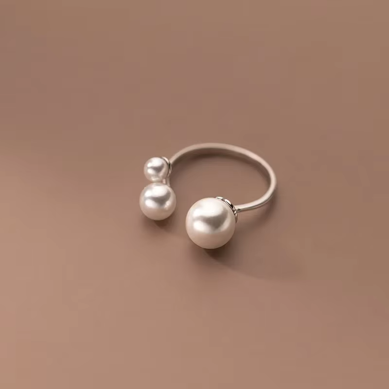 Verstelbare triple freshwater parelring