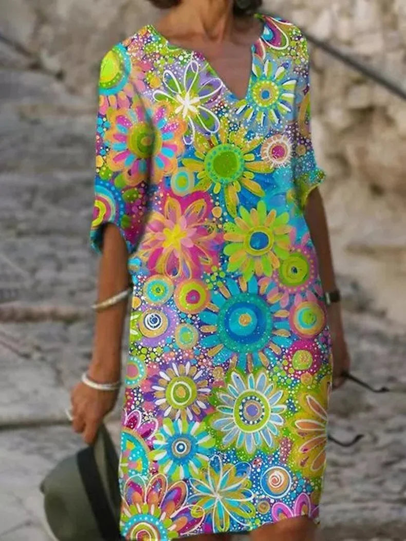 Jelissa | Bloemprint jurk