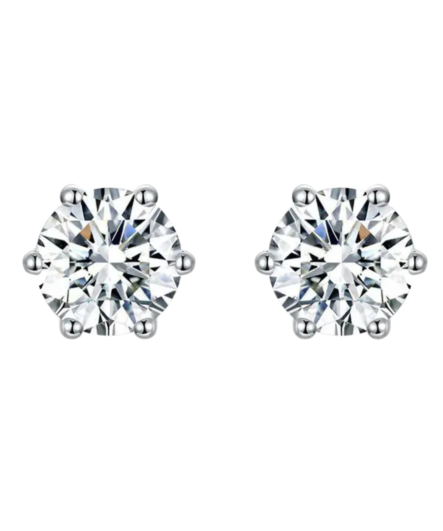Destinee Earrings | White Gold