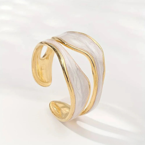 Dream - Vintage witte goude ring