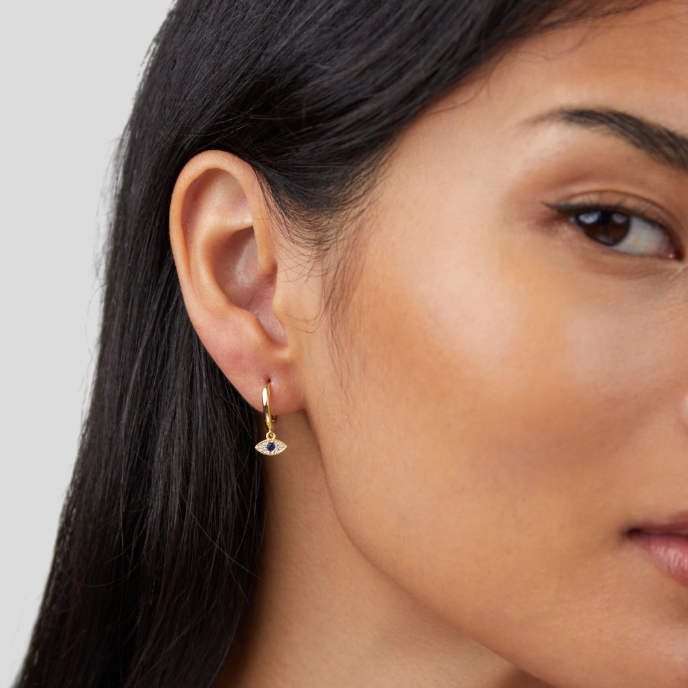 Sie Eye Drop Oorbellen