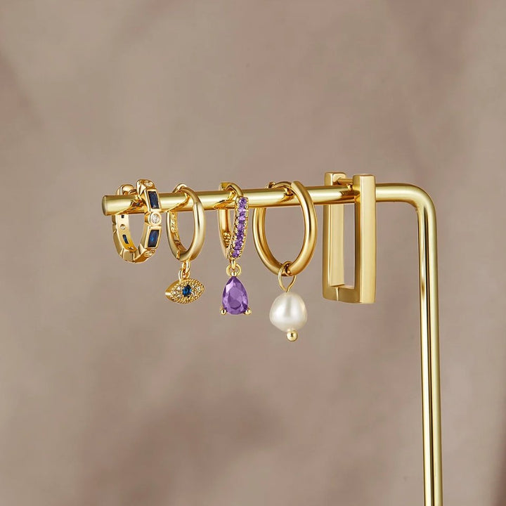 Sie Eye Drop Oorbellen