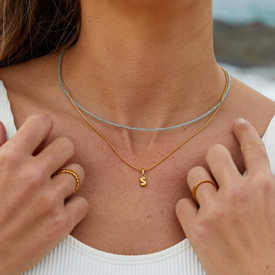 Chique Bubble Letter Ketting