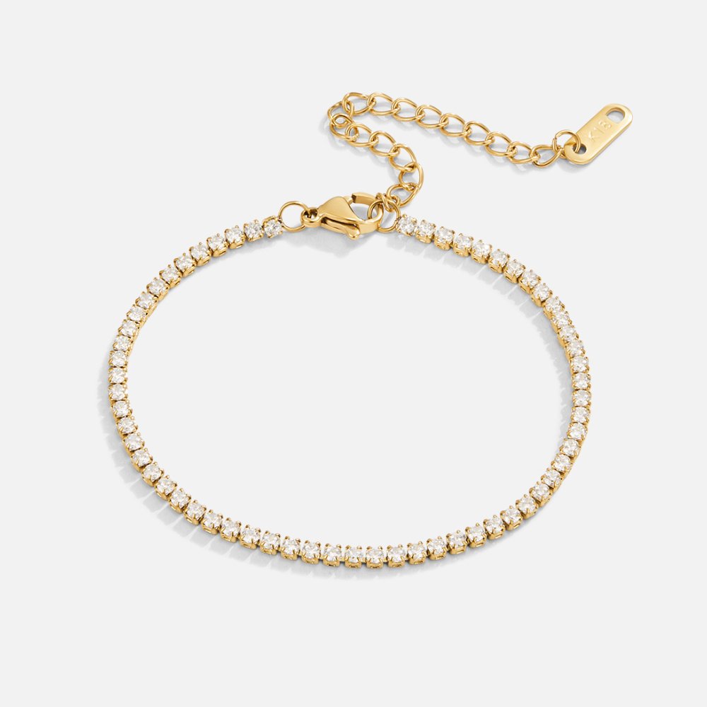 Cordelia Gouden Tennisketting