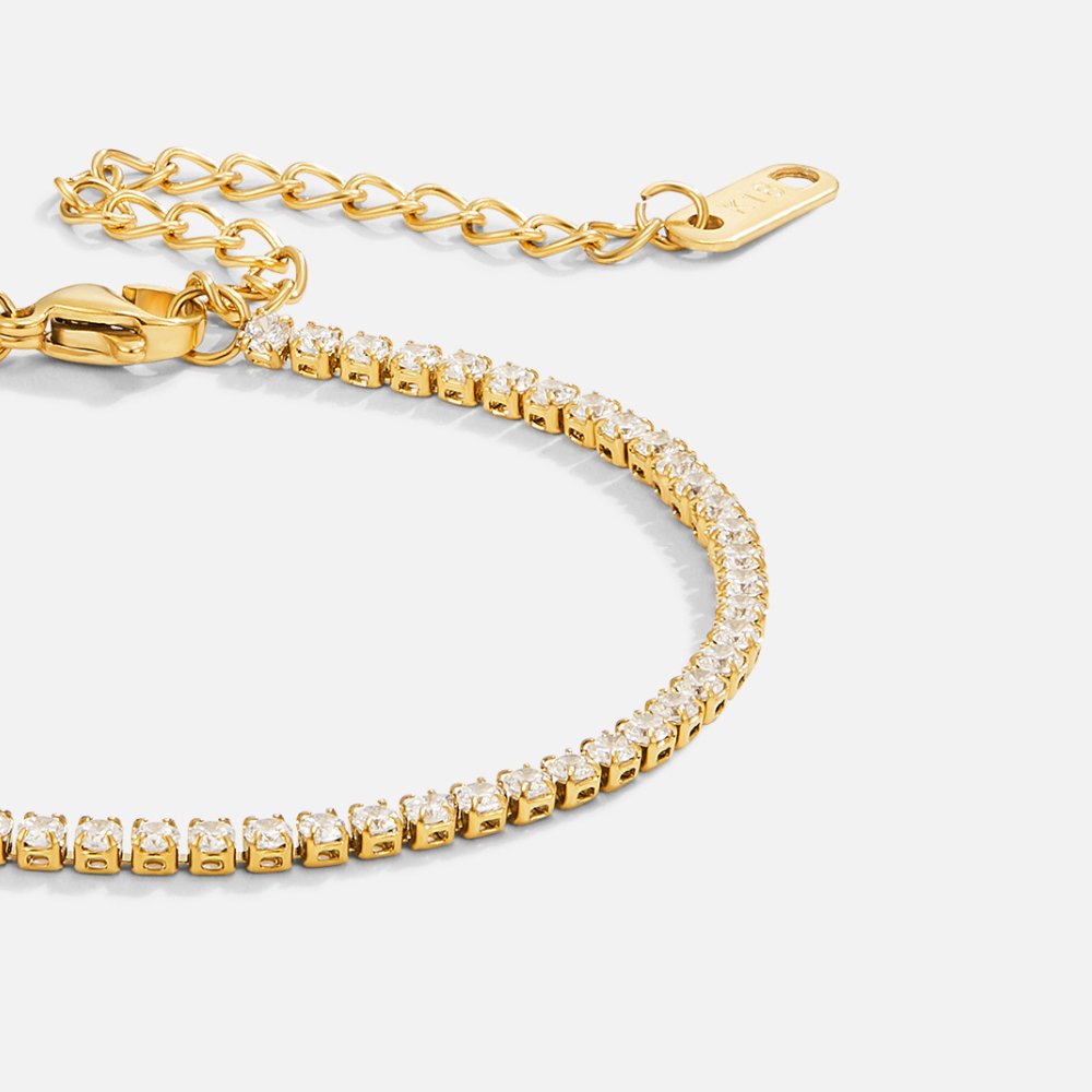 Cordelia Gouden Tennisketting