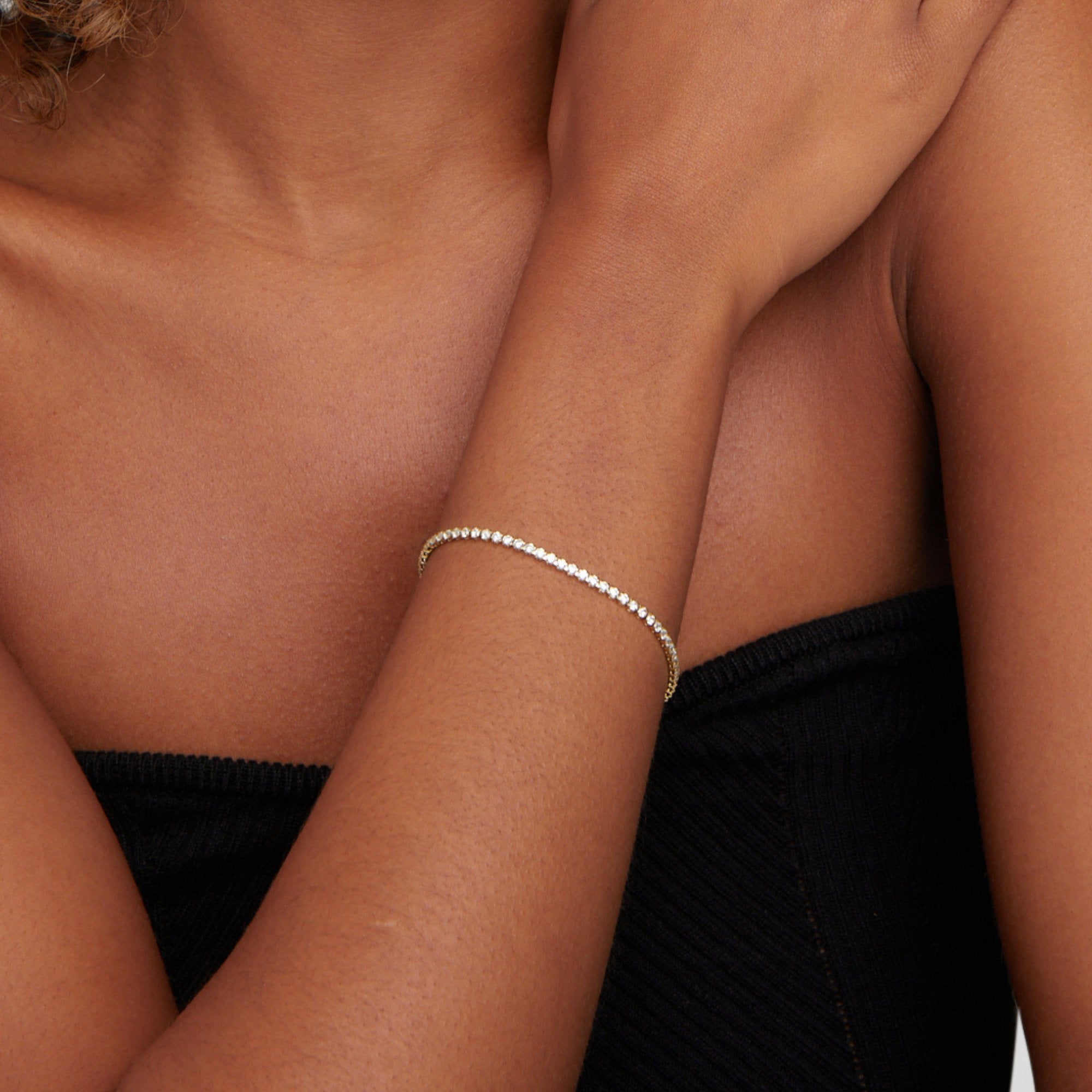 Cordelia Gouden Tennisketting