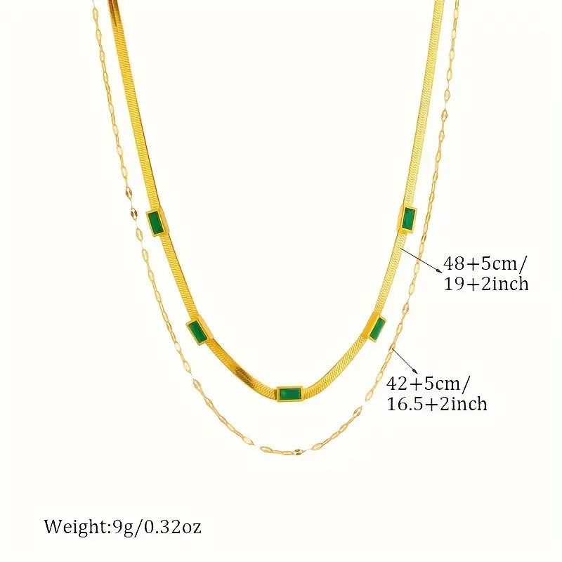 Sorella Dubbele Laag Ketting | Goud