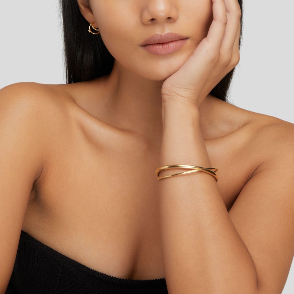 Gouden Twist Armband