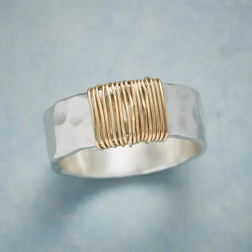 Gouden Boho Threads Ring