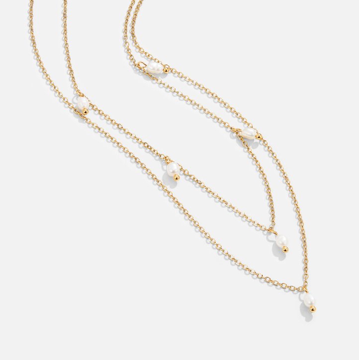 Kay Parel Drop Gelaagde Ketting