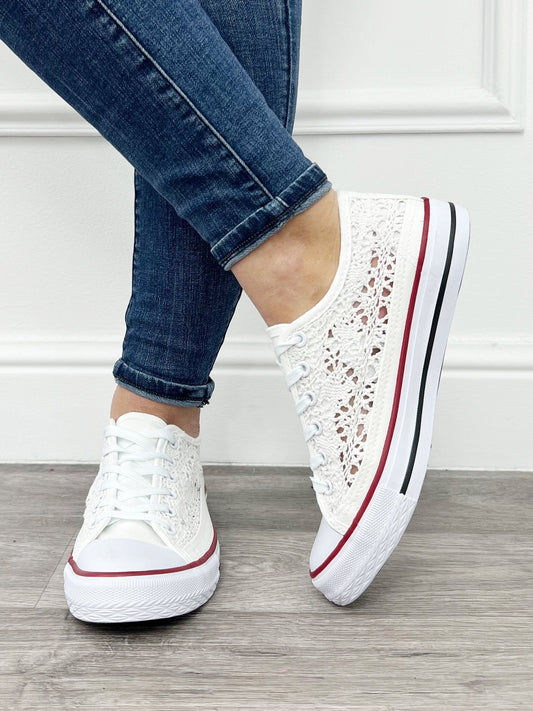 Lace | Sneakers Wit