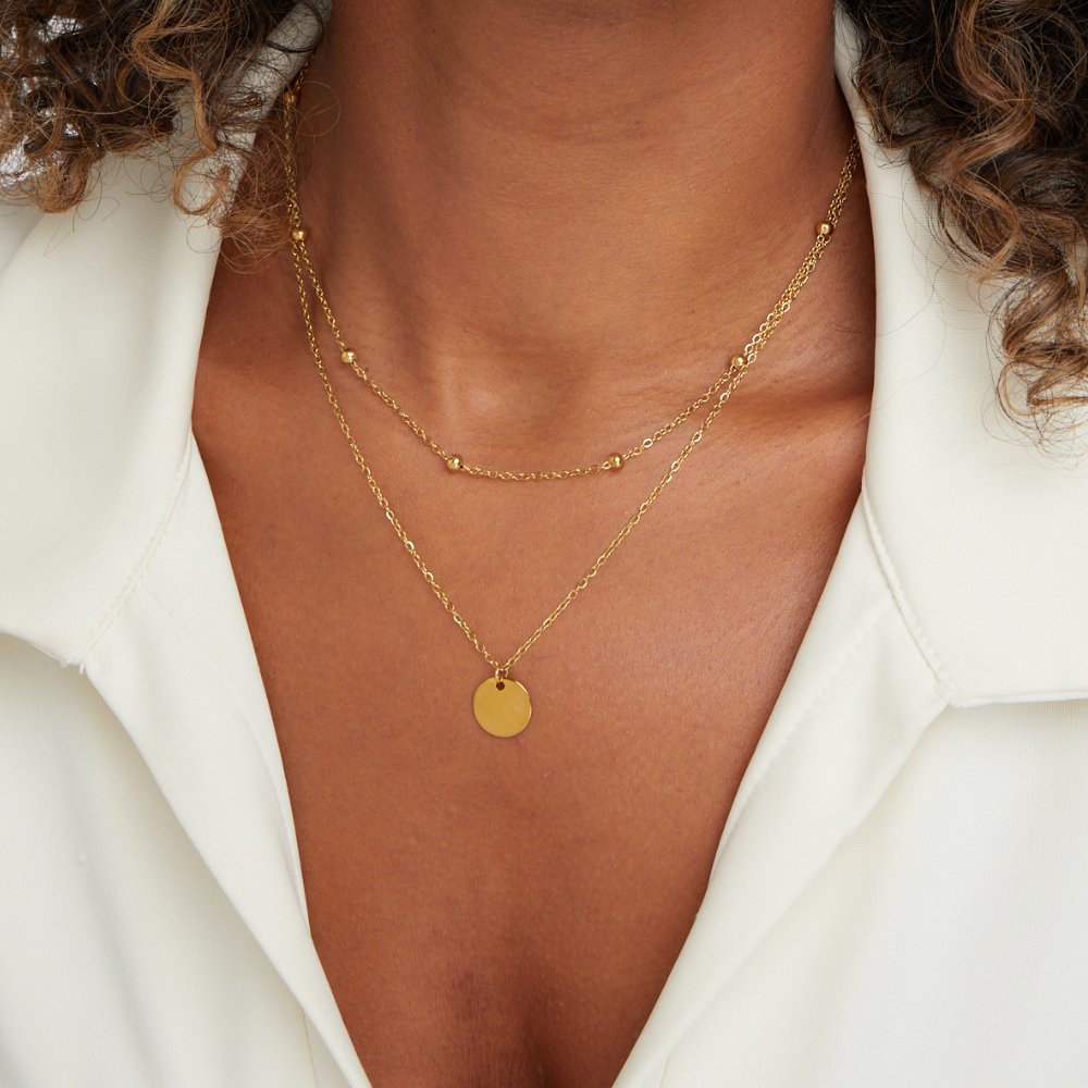 Gelaagde schijf ketting