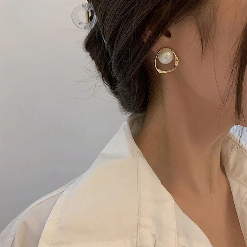 Emma™ | Vintage Parel Oorbellen