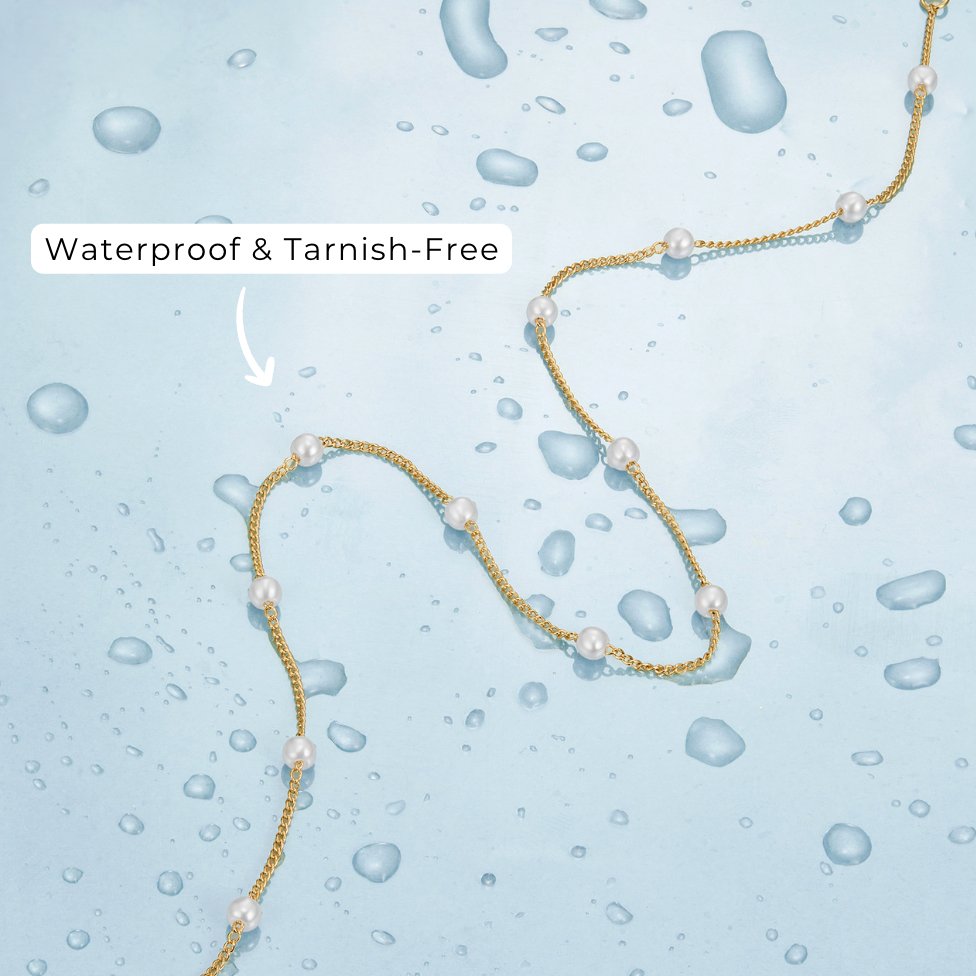 Zuiver Gouden Parelketting