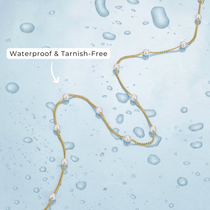 Zuiver Gouden Parelketting