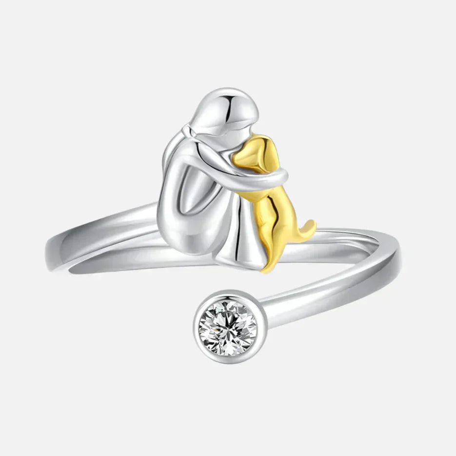 Hayley | Verstelbare Sterling Zilveren Bond Ring