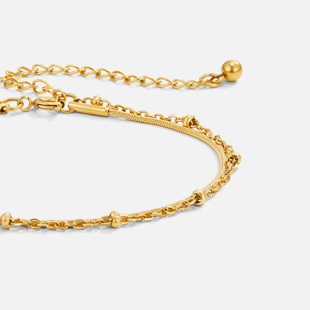 Pia Gouden Laagpolsband