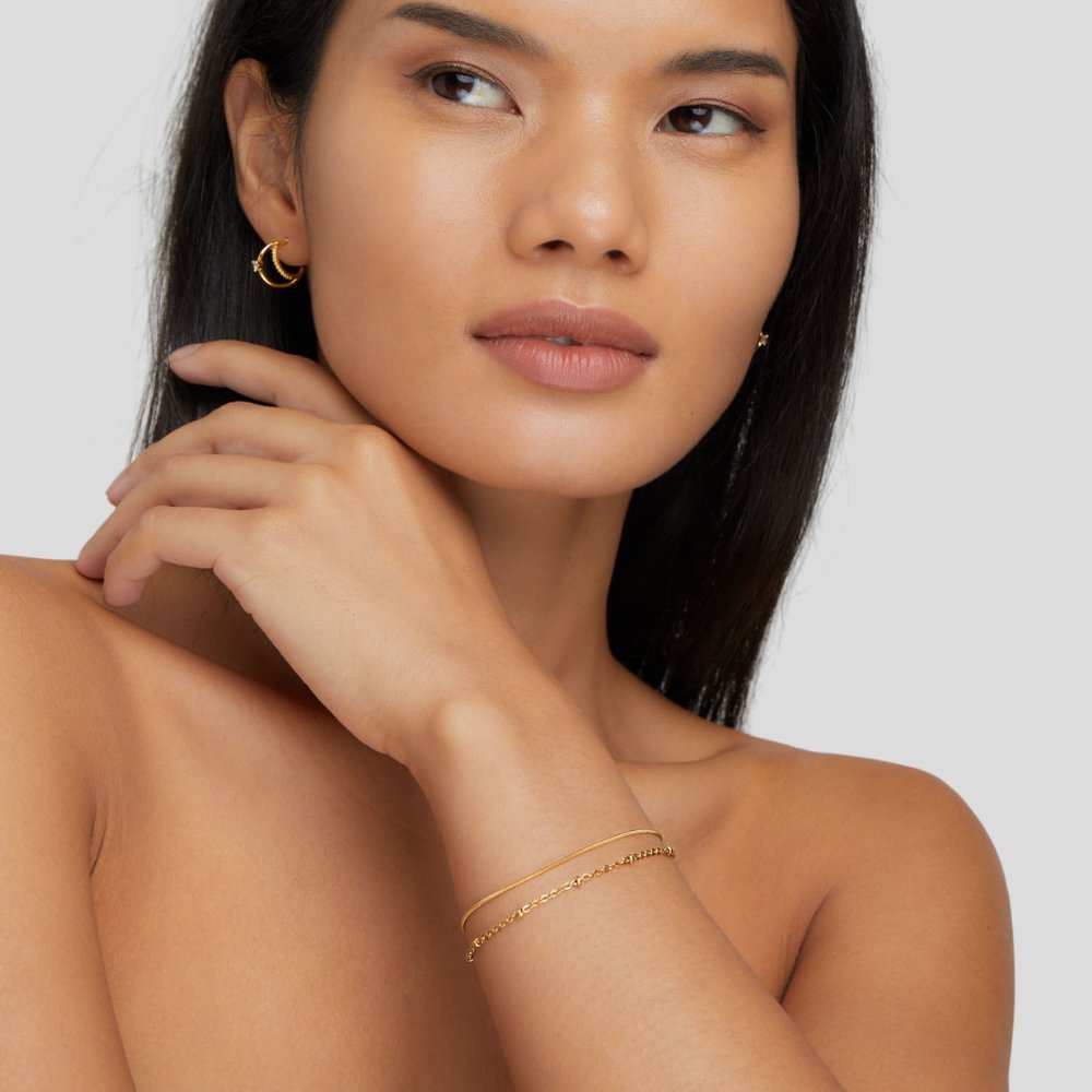 Pia Gouden Laagpolsband