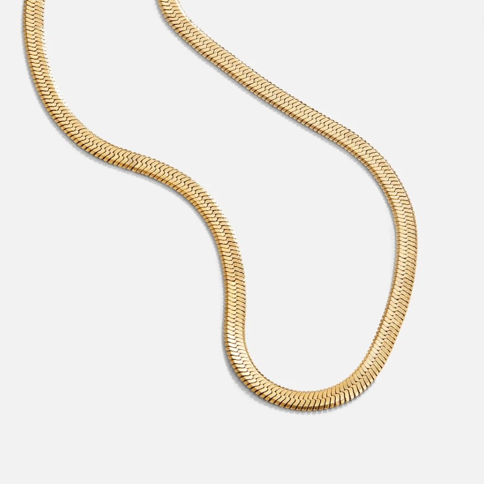 Gouden Slangenkettinkje