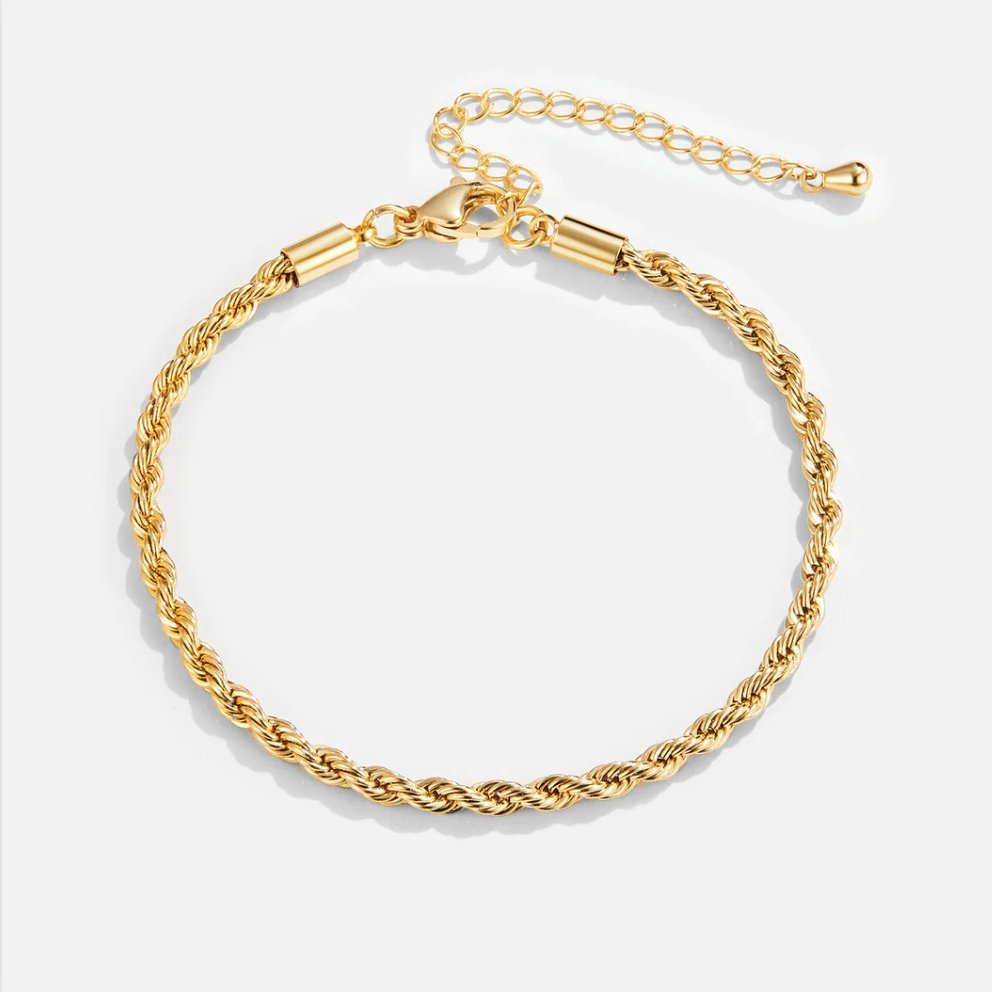 Gedraaide Chic Gouden Armband